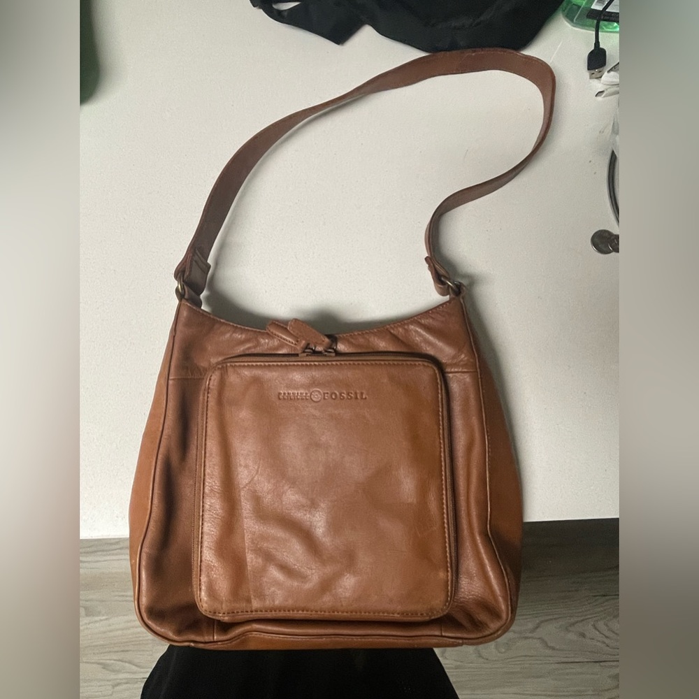 Vintage Fossil Leather Shoulder bag